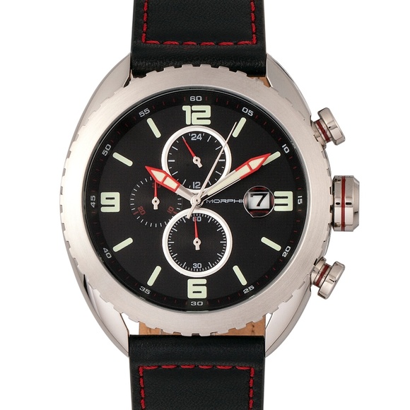 MPH6402 Men's Chronograph Leather Band Watch